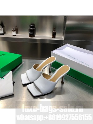 Bottega Venta Leather mules with a squared sole heel 9cm 2021 Collection 18