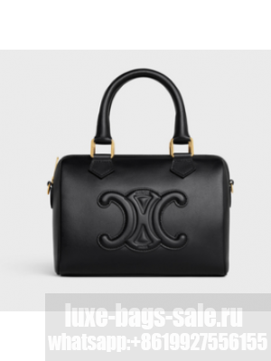 CELINE SMALL BOSTON IN SMOOTH CALFSKIN 113773 BLACK