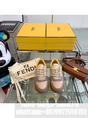 Fendi FENDI MATCH Unisex low-tops sneakers purple/beige
