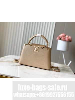 Louis Vuitton Capucines BB M48865 gold