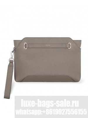 Christian Dior Normandie A5 Clutch Bag 2LLCA606 Dark Gray