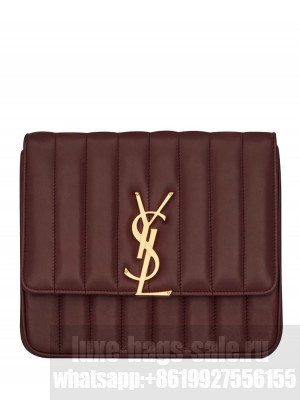 Saint Laurent Medium Vicky Chain Bag 532612 Mauve