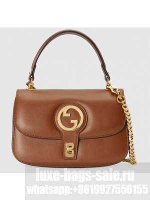 GUCCI BLONDIE TOP-HANDLE BAG 735101 Cuir
