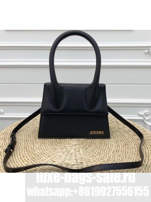 Jacquemus Leather Le Chiquito Bag Black