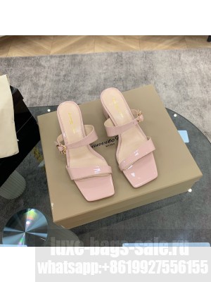 Gianvito Rossi soft glass and patent leather with sculptural heel 5.5CM Sandal 2021 Collection 05