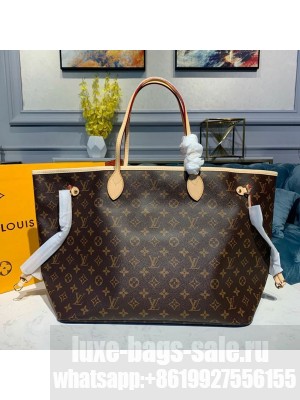 Louis Vuitton Neverfull GM Bag 40cm Monogram Canvas Fall/Winter 2019 Collection M41180, Rose Ballerine