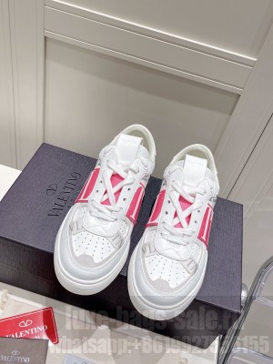 VALENTINO VL7N LOW-TOP SNEAKERS IN CALFSKIN AND MESH FABRIC WITH BANDS SNEAKERS 2022 COLLECITON 021