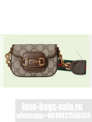 Gucci Horsebit 1955 strap wallet 699760 brown