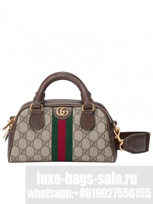Gucci Ophidia Mini GG Top Handle Bag 724606 Dark Coffee