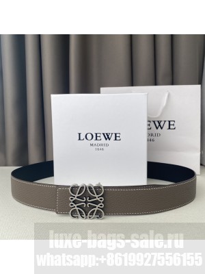 Loewe Reversible Width 38mm Leather Belt With Anagram Buckle 037