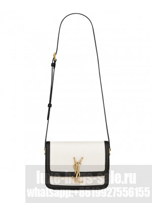 Saint Laurent Solferino Small Satchel In Box Saint Laurent Leather Cream