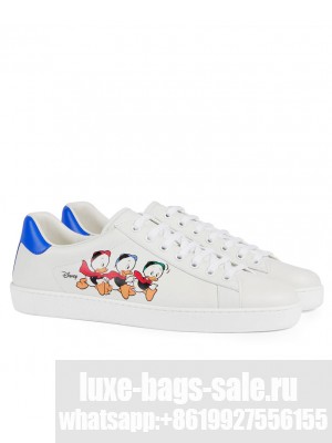 Gucci x Disney Unisex Donald Duck Ace Sneaker White