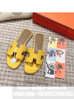 Hermes Oran Flat Slide Sandals 2023 Collection 067