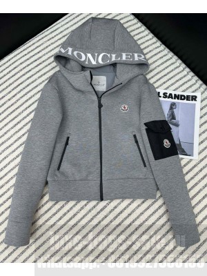 Moncler Women's Hooded Jacket Gray
