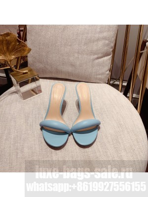 Gianvito Rossi BIJOUX MULE 75CM Spring/Summer 2021 Collection Blue