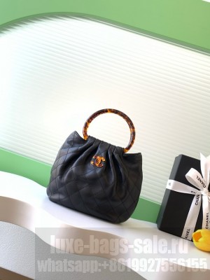 CHANEL Small Hobo Bag AS6022 black