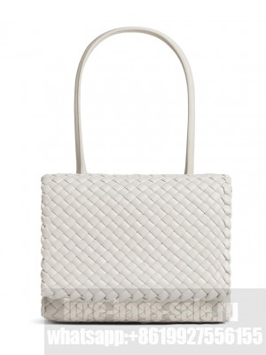 Bottega Veneta Patti Top Handle Bag 709420 Cream