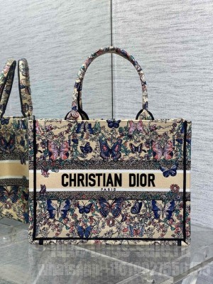 Medium Dior Book Tote Embroidery Embroidery M1296ZTDT-1