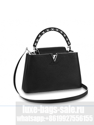 Louis Vuitton CAPUCINES PM M52388 black