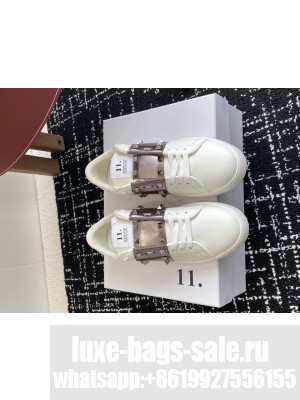 Valentino Garavani Rockstud Untitled sneaker in white calfskin 036 2025