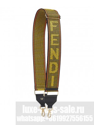 Fendi Ribbon Shoulder Strap 8AV134 Yellow