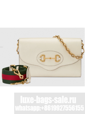 Gucci Horsebit 1955 small bag 677286 white