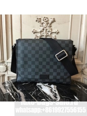Louis Vuitton District  PM Messenger Bag Damier Graphite Canvas Fall/Winter 2017 Collection N41213, Graphite 