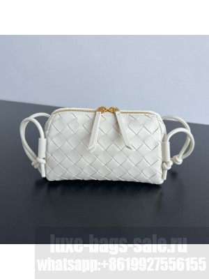 Bottega Veneta Intrecciato Concert Pouch 794258 white