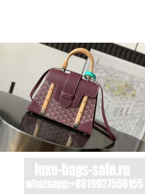 Goyard Saïgon PM Bag Burgundy