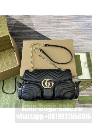 GUCCI GG MARMONT SMALL SHOULDER BAG 795228 black