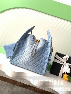 Chanel Denim HOBO BAG AS5231 blue