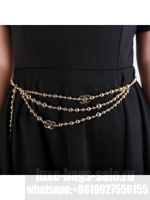 CHANEL Waist Chain Belt AB244