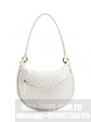 Bottega Veneta Small Gemelli Cream