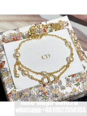 Christian Dior Women's CD PITIT Bracelet  & Necklace 01022 2024