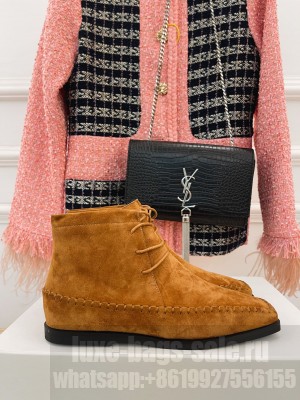 Toteme Suede moccasins brown boots