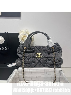 Chanel Denim Bow bag AS5851 black