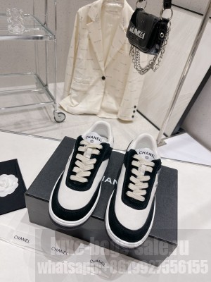 Chanel Suede Sneakers G39978 Black 2023SS 