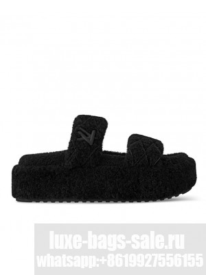 Louis Vuitton Women's LV Sunset Platform Comfort Mule Black