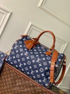 Louis Vuitton Speedy P9 Bandouliere 30 M14064 dark blue