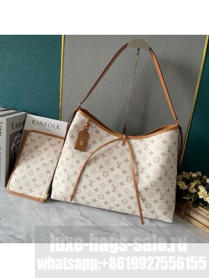 Louis vuitton CarryAll MM M46197 white