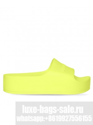 Balenciaga Women's Chunky Slide Sandal Green