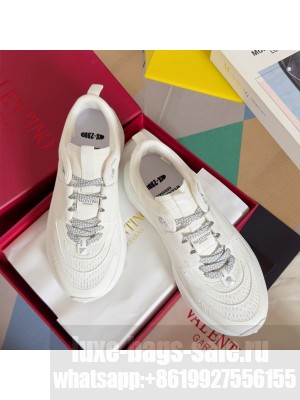 Valentino Unisex Garavani "True Act" Sneakers White 02
