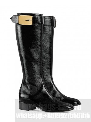 Gucci Women's Retro G Boot 750493 Black