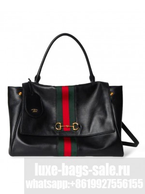Gucci Paparazzo Series Large Handbag Black
