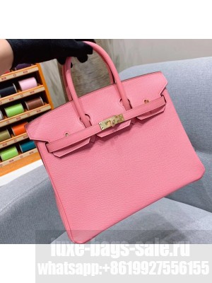 Hermes Birkin 25cm Bag in Original Epsom Leather Pink