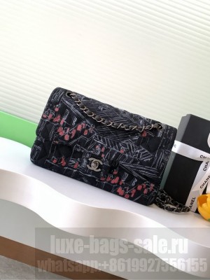 Chanel CLASSIC 11.12 HANDBAG AS1112 BLACK