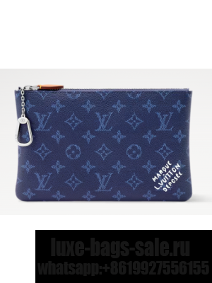 Louis Vuitton NEW Key Pouch M M27109 Ocean
