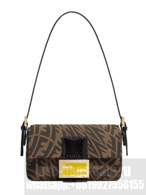 Fendi Mini Baguette 1997 8BS049 Coffee