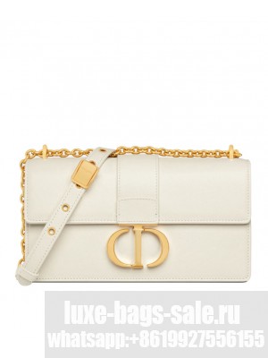 Christian Dior 30 Montaigne East-West Bag With Chain Cream