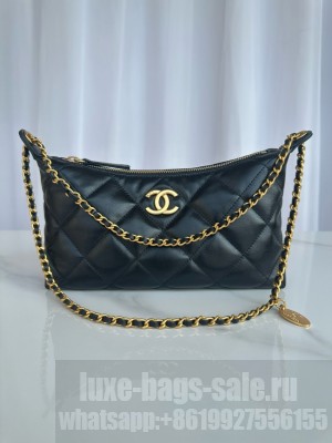 Chanel Medium HOBO BAG AS5498 black